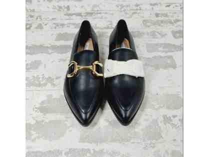 Steven New York Vilena Black slip on shoes size 9