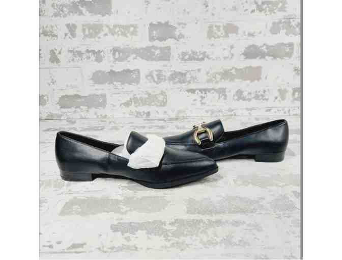 Steven New York Vilena Black slip on shoes size 9 - Photo 2