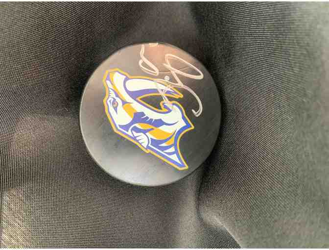 Nashville Predators Signed Puck