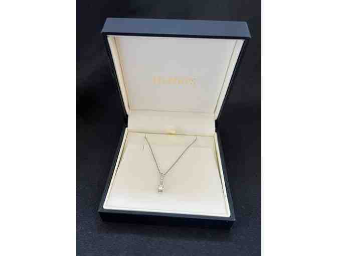 14 Karat White Gold & Diamond Necklace