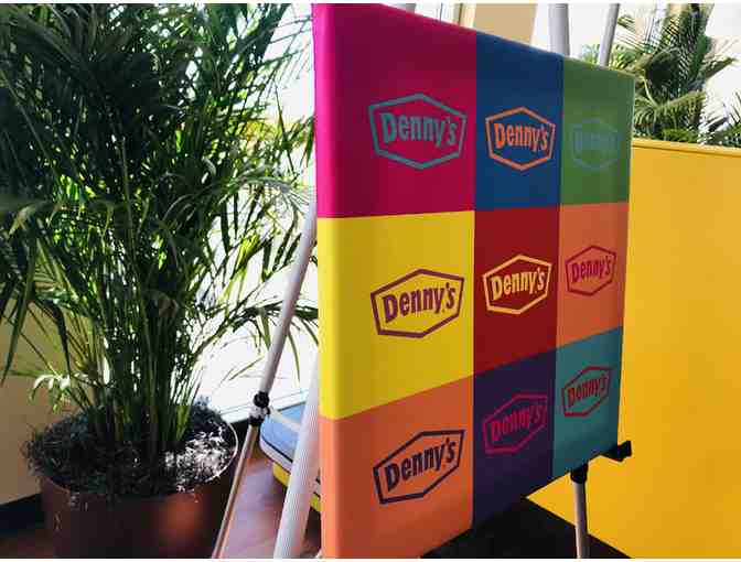 One-of-a-Kind Denny's Pop Art Logos on Canvas