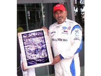 Autograpahed Wine Bottle by Race Car Driver Bobby Rahal