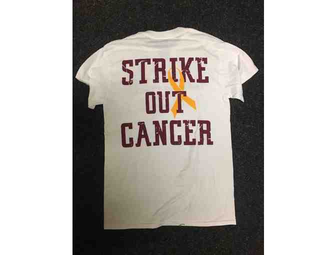 Harvard Softball 'Strike Out Cancer' T-shirt Medium