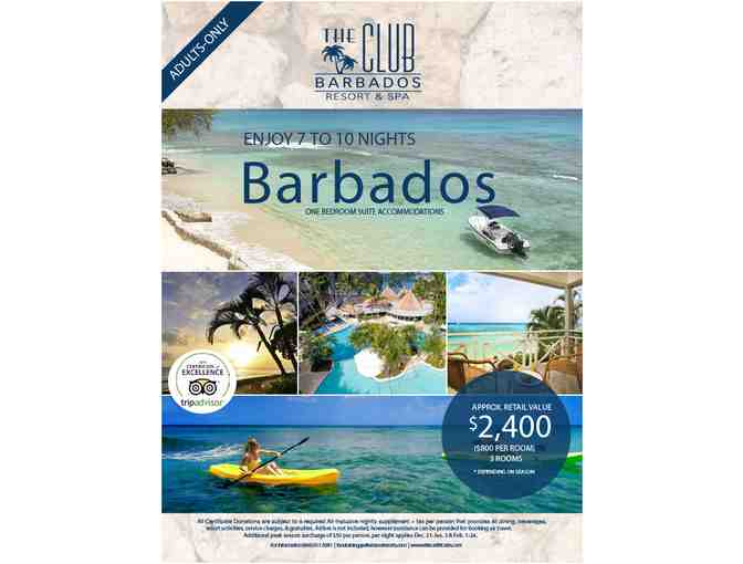 Adult-Only Barbados Resort & Spa Vacation!