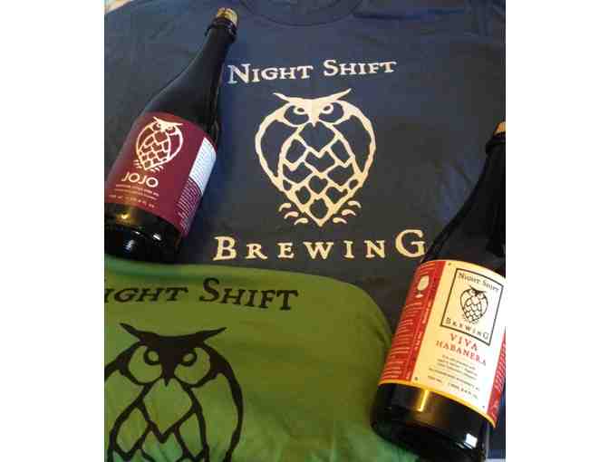 Two Beers and T-Shirts from Night Shift Brewing!