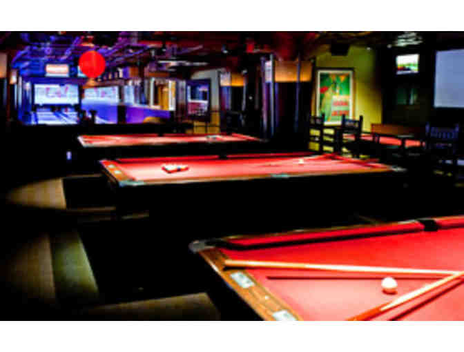 After-Work Pool (Billiards) Party for 20 at Jillian's in Boston
