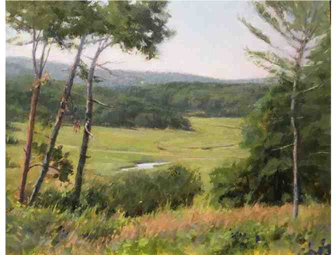 Pam Perras Fine Art - Hazy Day of Summer (Crane Estate) - Framed Painting