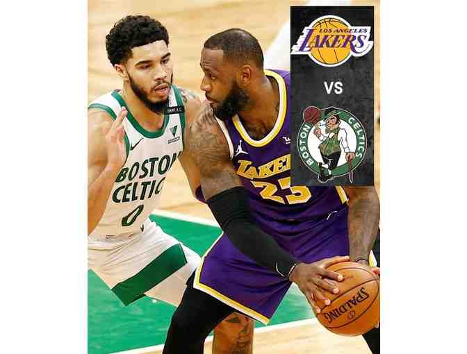 3 Tickets to a Boston Celtics v. L.A. Lakers 2025/26 Regular Season Home Game - Photo 1