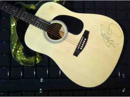 Guitar autographed by Scotty McCreery