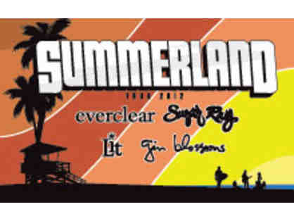 Guitar autographed by the Summerland Tour bands: Gin Blossoms, Everclear, Sugar Ray & Lit