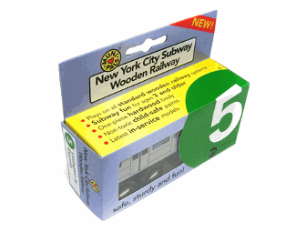 Munipals Wooden NYC Subway Train Set *Online Only*