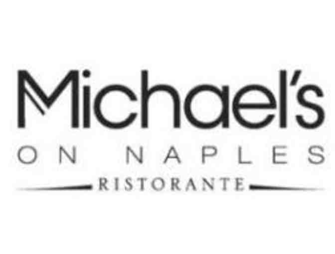 Michael's on Naples Ristorante Certificate