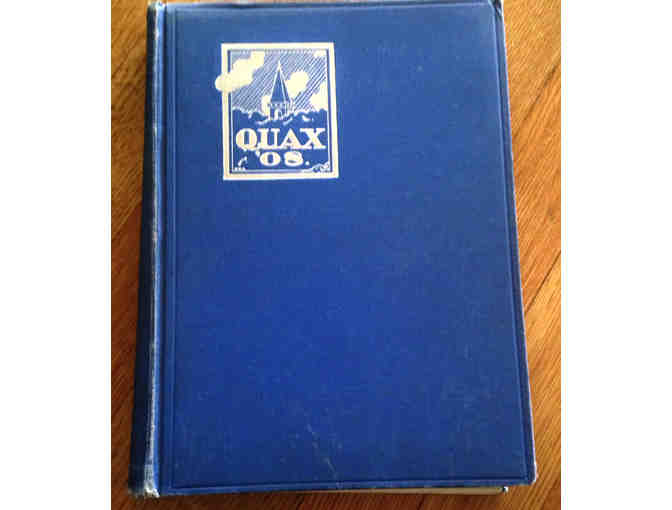 Naming Rights to the 1908  Drake Quax Yearbook to be displayed in the Alumni Room