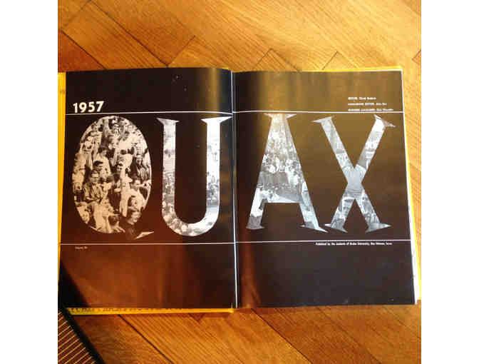 Naming Rights to the 1957  Drake Quax Yearbook to be displayed in the Alumni Room