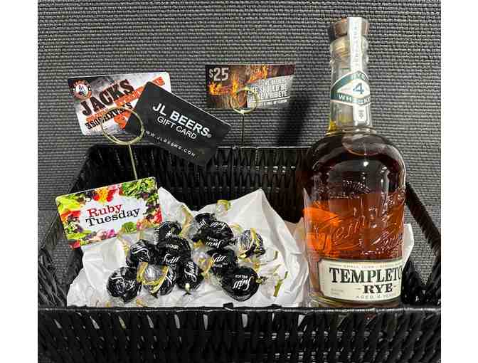 Templeton Rye Whiskey and Assorted Bismarck Restaurant Gift Cards - Photo 1