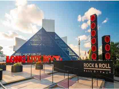 Two ticket vouchers to the Rock and Roll Hall of Fame (Cleveland, OH)