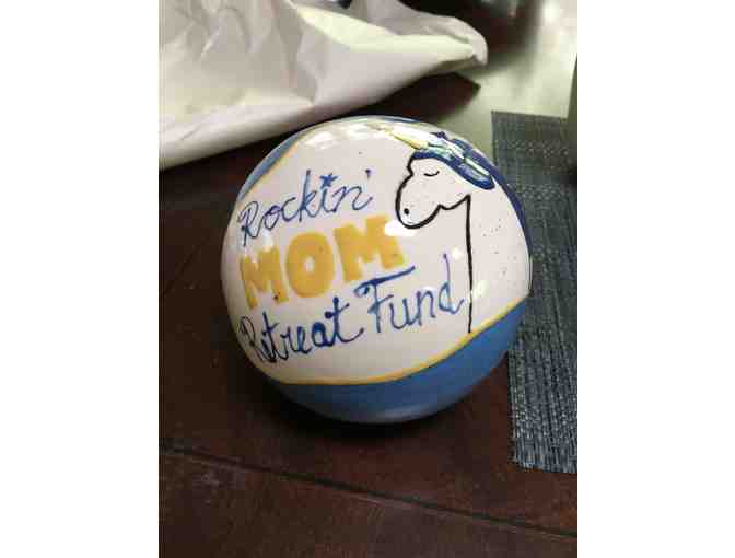 Hand-Painted Rockin' Mom Retreat Savings Bank