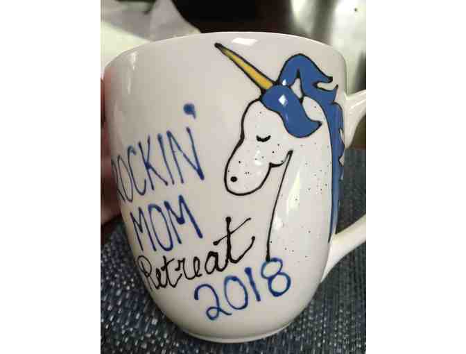 Hand-Painted Retreat Souvenir Mug