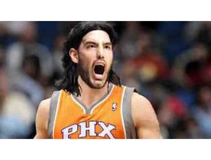 Autographed Luis Scola jersey and Photo