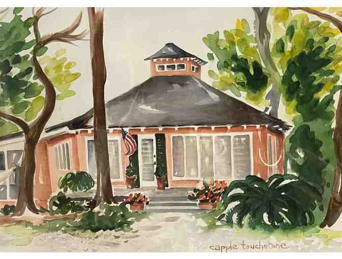 Watercolor Portrait of YOUR HOME by Cappie McLean Monroe