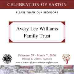 Sponsor: Avery Lee Williams Family Trust