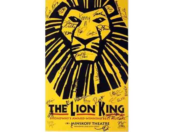 Lion King Broadway Cast Signed Poster Set