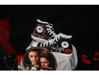 Twilight Hand Painted Converse Tennis Shoes