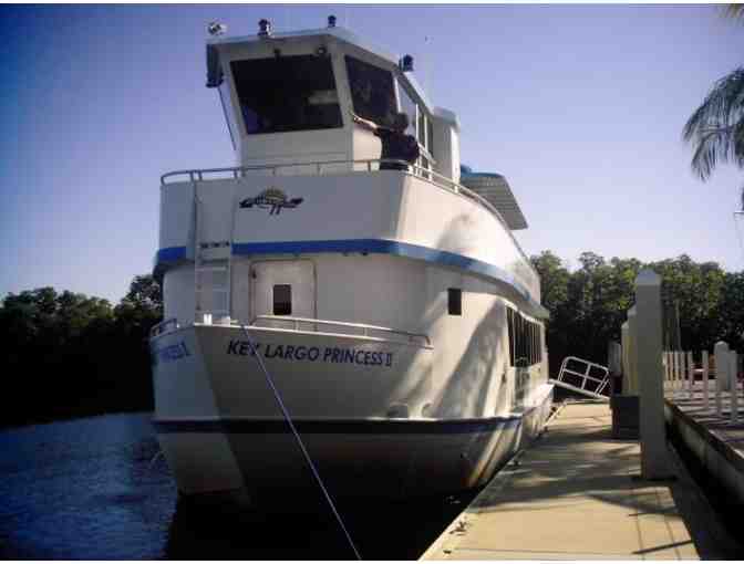 4 Person Gift Certificate aboard the 'Key Largo Princess' glass bottom boat Cruises