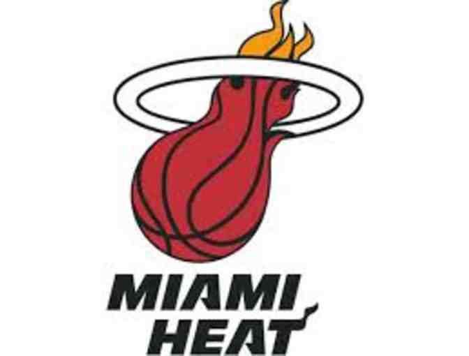 Autographed Miami Heat Team Basketball 2015
