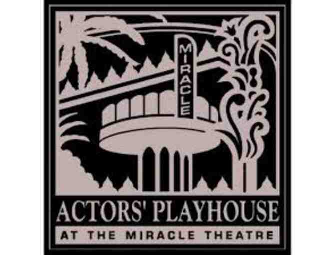 (2) tickets to the Actor's Playhouse at Miracle Theatre showing of 'Unnecessary Farce'