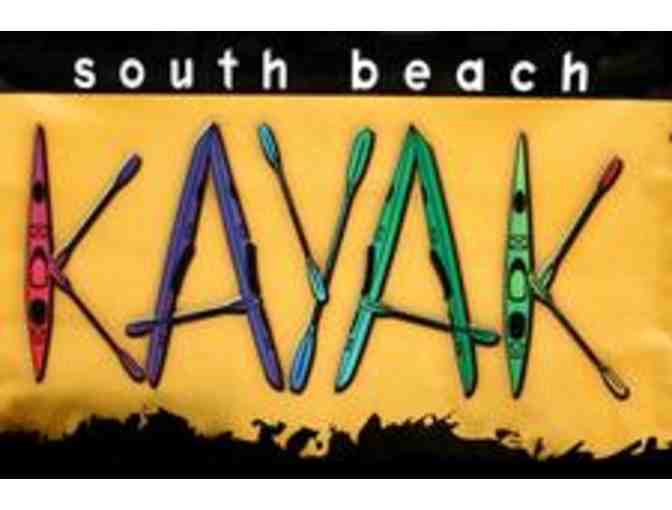 (2) Single Kayaks for (2) Hours from South Beach Kayak