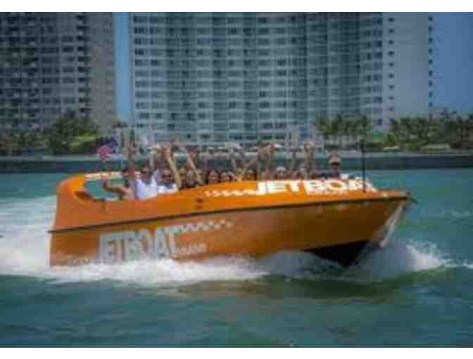 (4) Tickets for Admission Jet Boat Miami's Adrenaline Junkie Ride