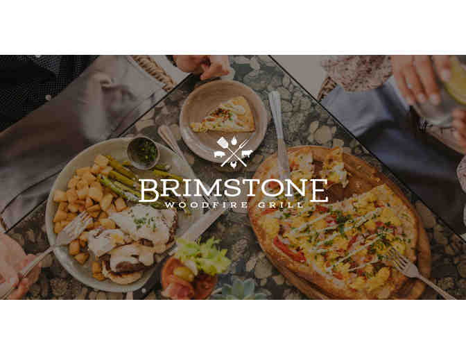 $100 Gift Card to Brimstone Woodfire Grill - Pembroke Pines, FL - Photo 1