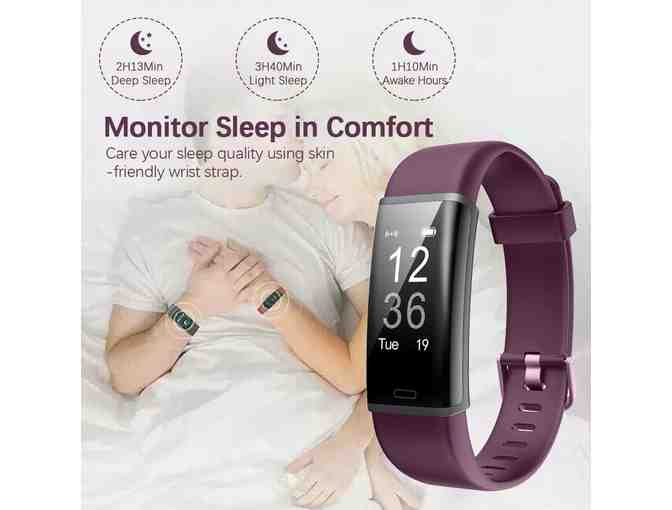 Lintelek Fitness Tracker Heart Rate Monitor, Activity Tracker, Pedometer Watch with GPS