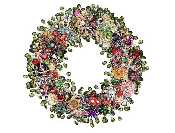 'Spring Time Dance' Wreath of Brooches