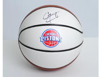 Autographed Pistons Basketball