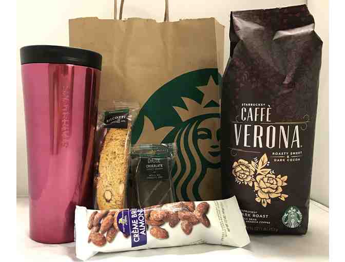 Starbucks Goody Bag featuring Caffe Verona