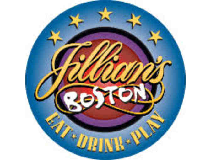 Jillian's Boston - Lucky Strike - Red Pin Party for 16 Guests