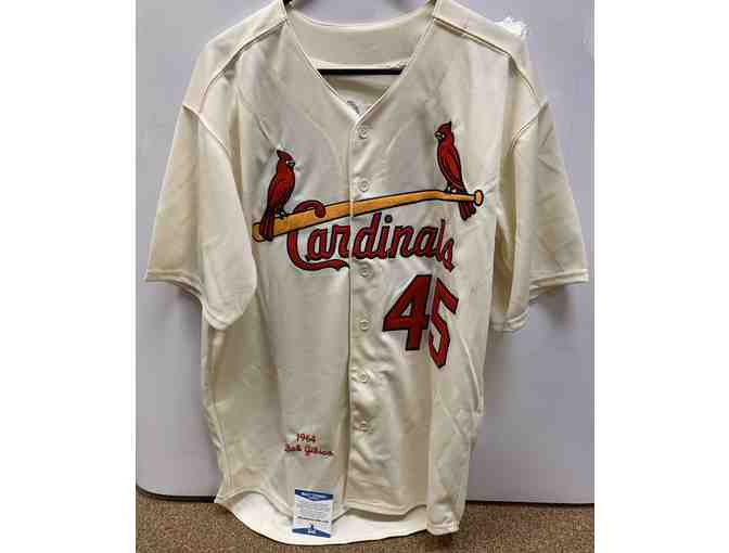 Bob Gibson Autographed STL Jersey