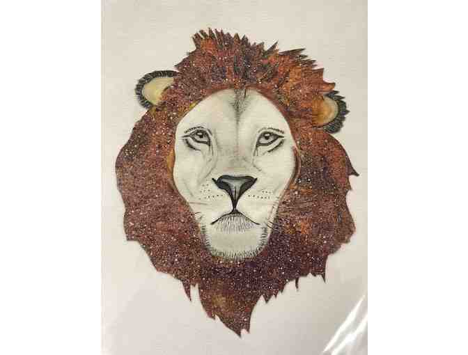 Custom Lion Artwork by Israeli Artist - Irit Bashan