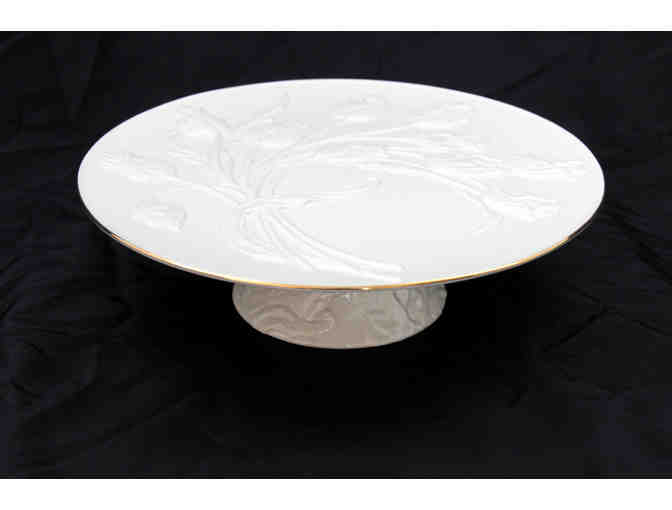 Classic Lenox Tulip Footed Cake Plate