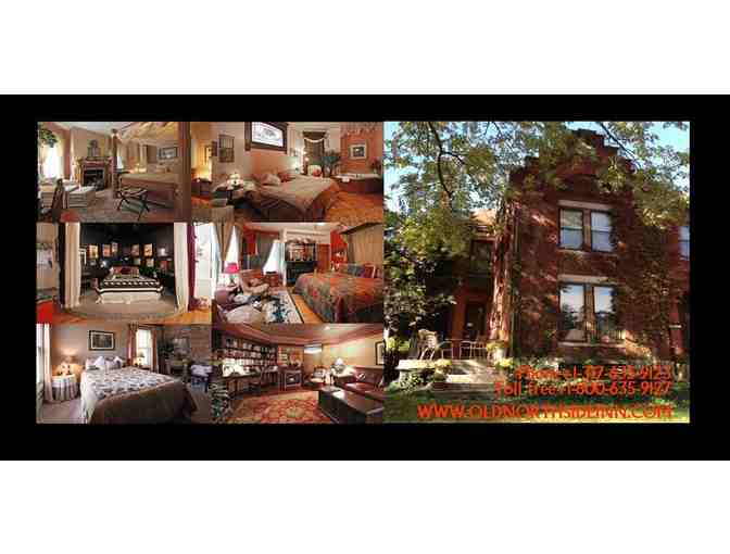 Enjoy 3 night stay Old Northside Bed and Breakfast, Indianopolis, 4.5 Stars rating