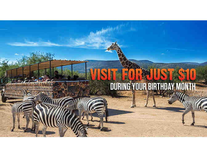 Enjoy 2 VIP Out of Africa Tickets, 4.8 star reviews.