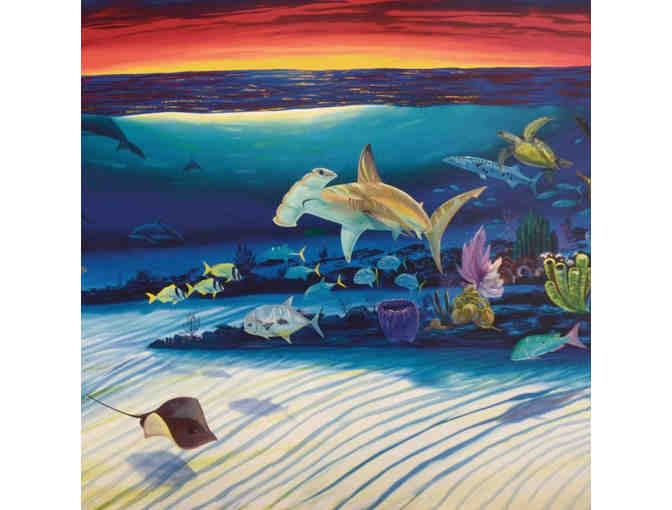 Enjoy Wyland Signed 'Sea Life Below' Numbered LE 16x26 Lithograph