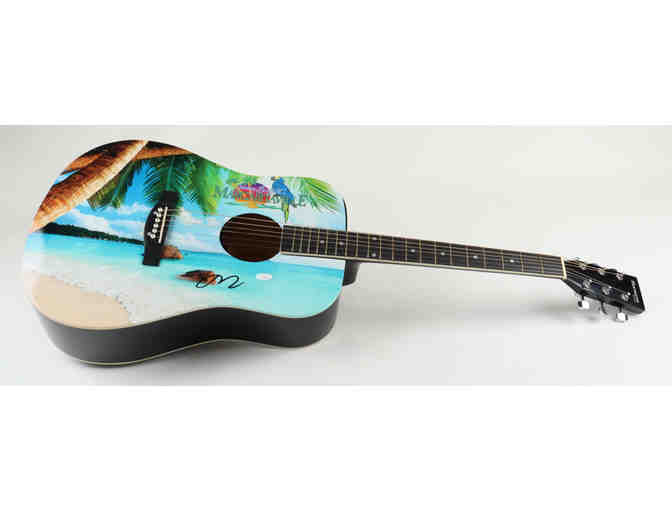 Enjoy Jimmy Buffett Signed 35' Acoustic Guitar (JSA)