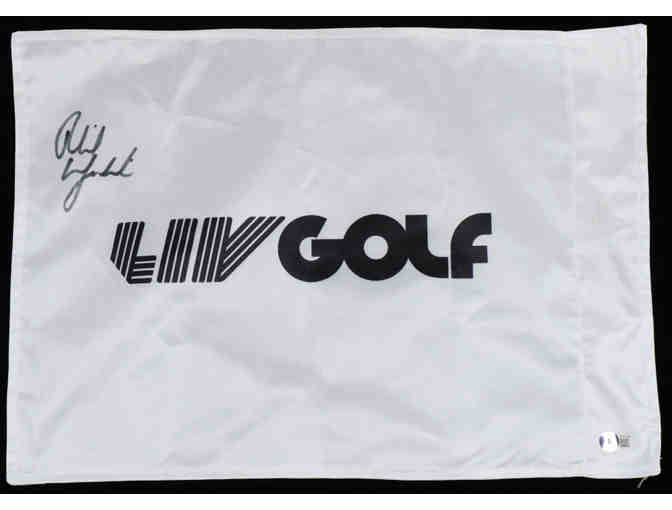 Enjoy Phil Mickelson Signed LIV Golf Pin Flag (Beckett)
