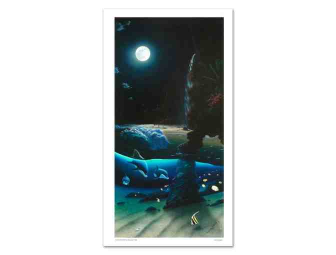 Enjoy Wyland Signed 'Island Paradise' LE 20x40 Giclee on Canvas