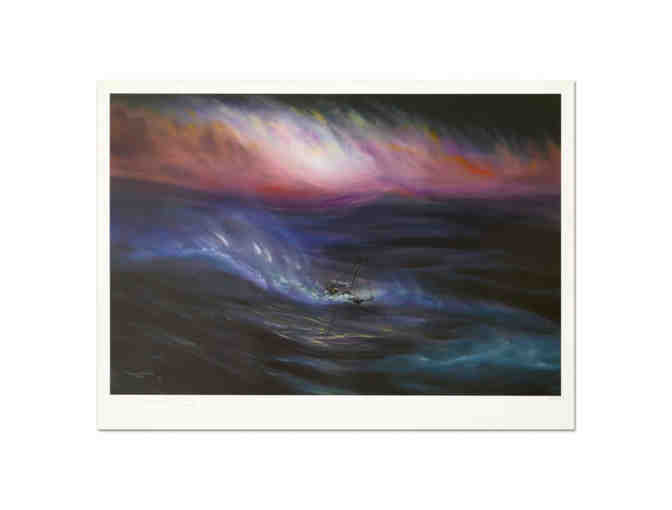 Enjoy Wyland Signed 'Storm' Numbered LE 19x26 Lithograph