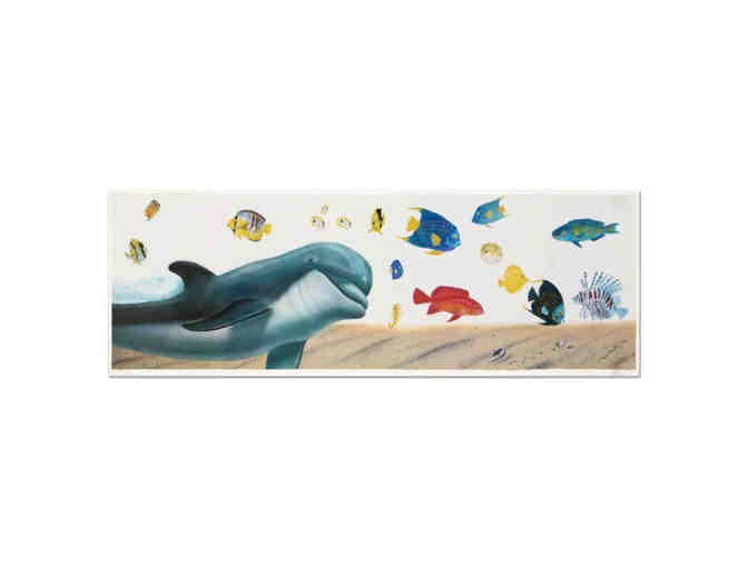 Enjoy Wyland Signed 'Underwater Paradise' Numbered LE 13x40 Lithograph