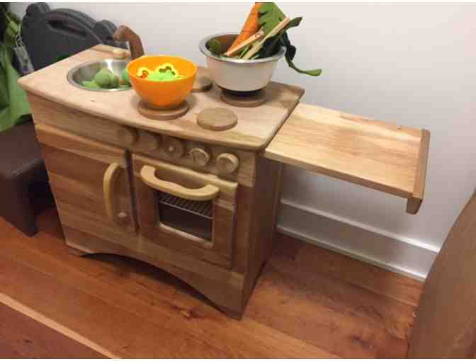 Wood Play Kitchen & Food